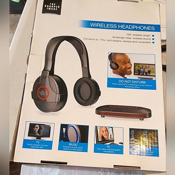 The sharper Image Wireless Headphones - Picture 13 of 14